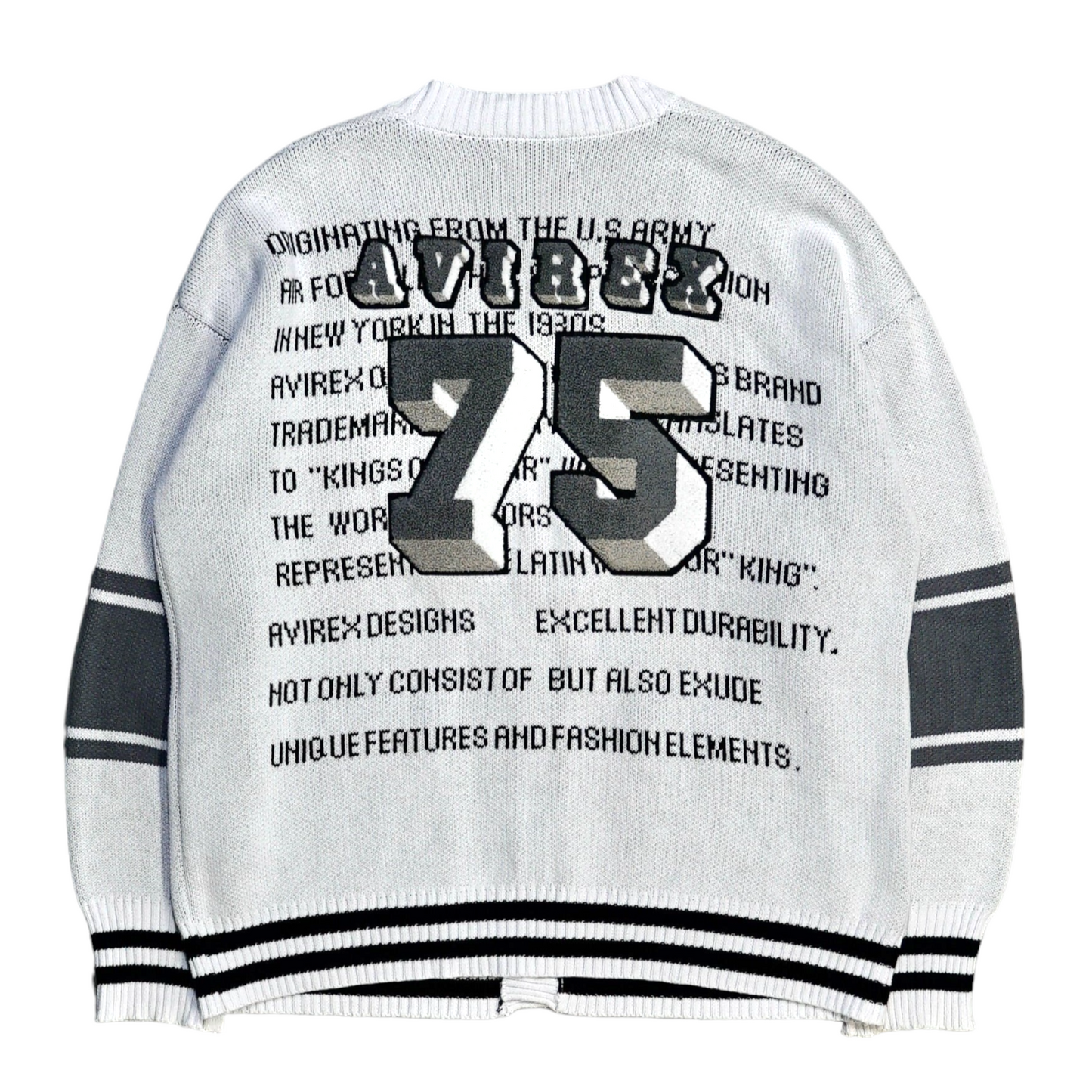 Avirex 75 Heavy Knit Cardigan