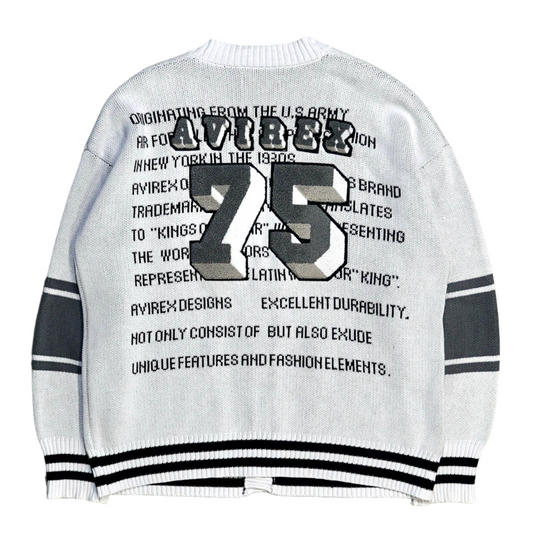 Avirex 75 Heavy Knit Cardigan