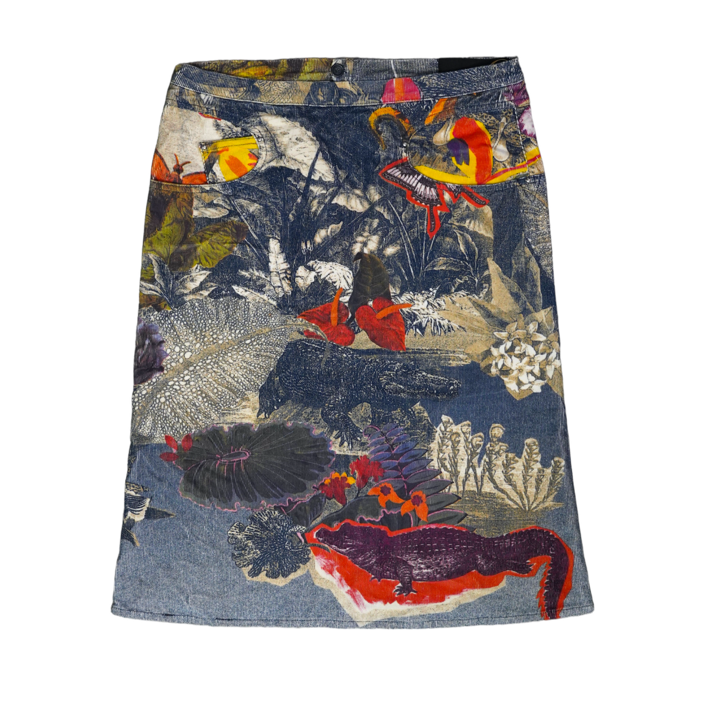 Roberto Cavalli Tapestry Skirt