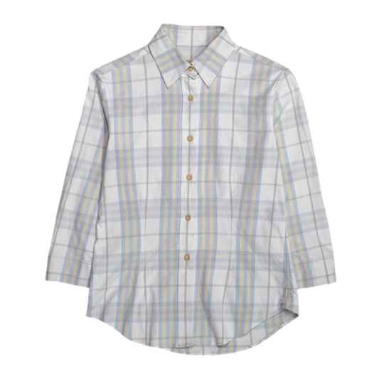 Burberry Nova Check Baby Blue Shirt