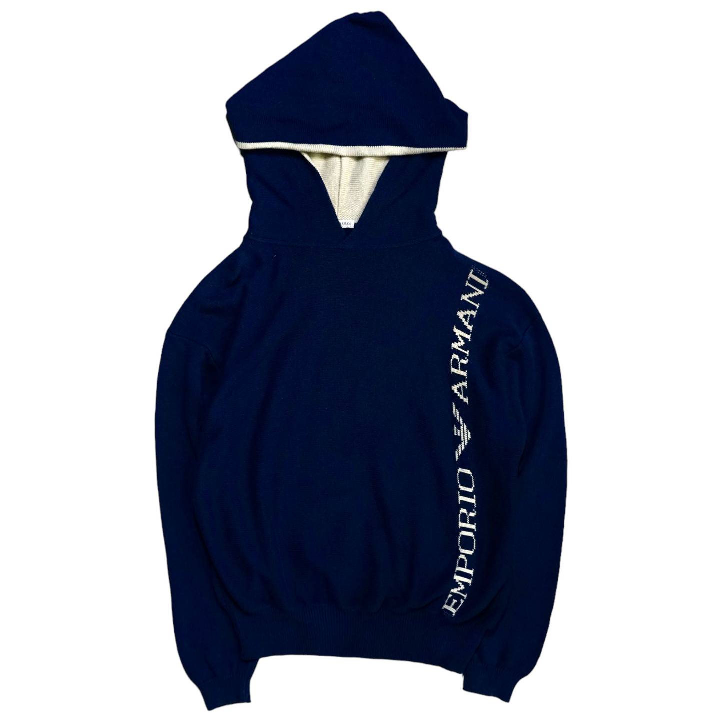 Emporio Armani 90s Knitted Hoodie