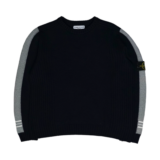 Stone Island Ribbed Knitted Sweater