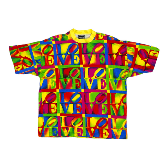 Gianni Versace Archive 'Love' Robert Indiana Top