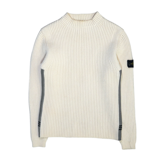 Stone Island Ribbed Knitted Jumper