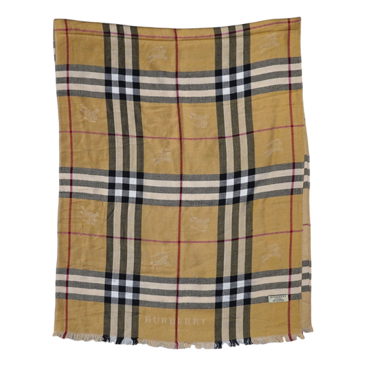 Burberry Cashmere Nova Check XL Scarf