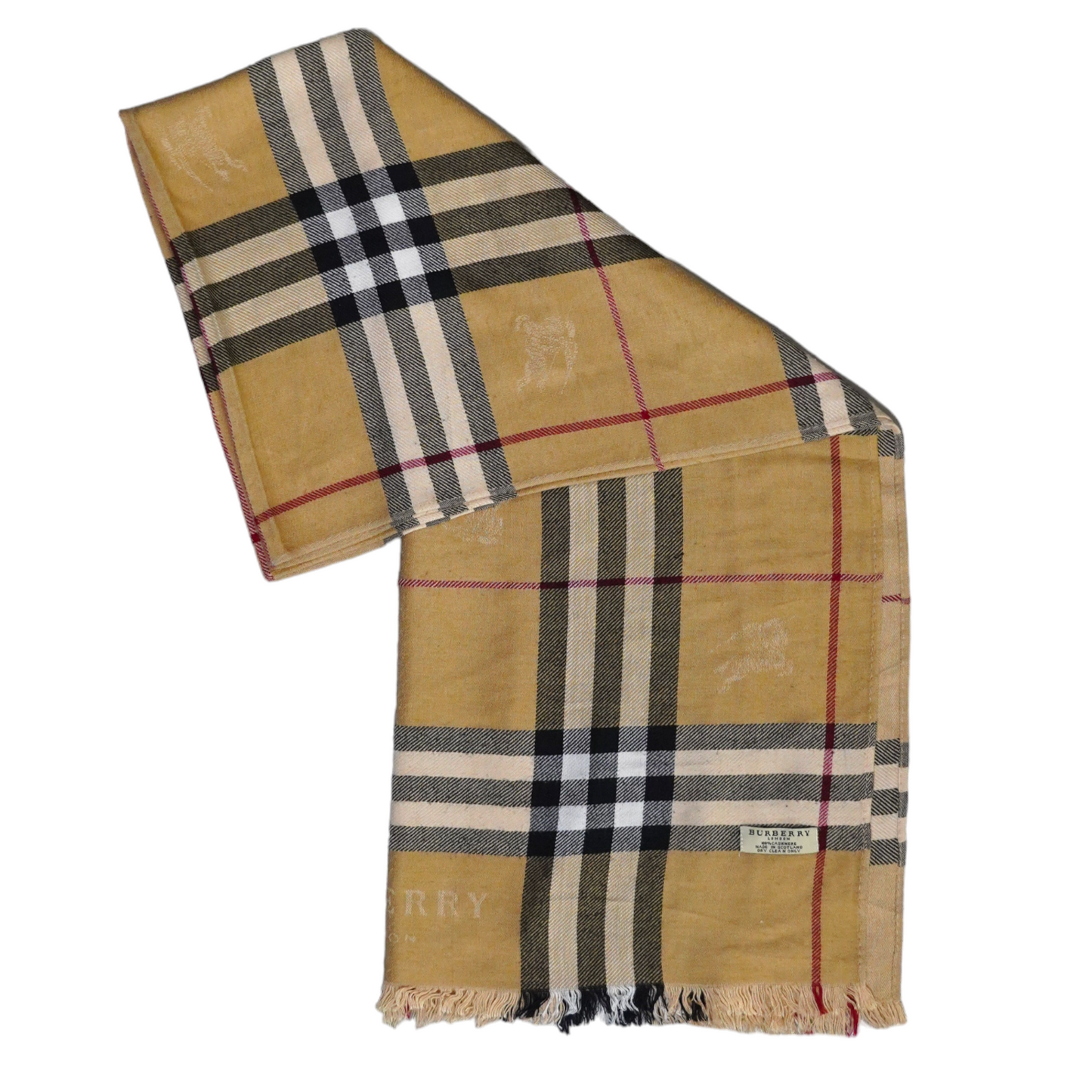 Burberry Cashmere Nova Check XL Scarf