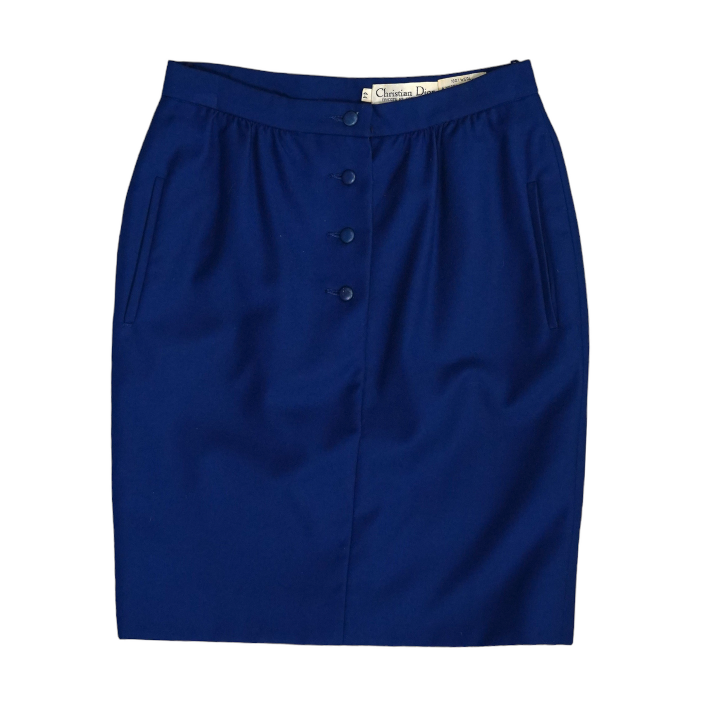 Christian Dior Tricot Blue Skirt