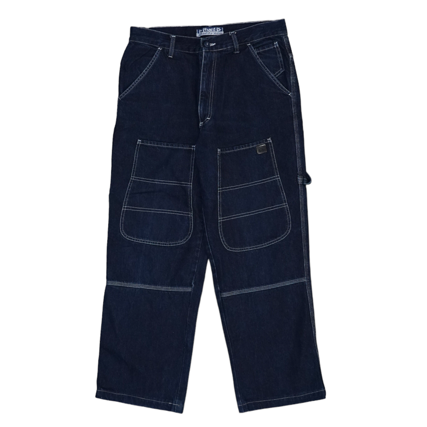 Phard Denim Contrast Stitch Carpenter Jeans