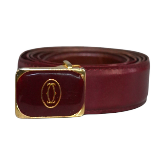 Cartier 90s Leather Belt