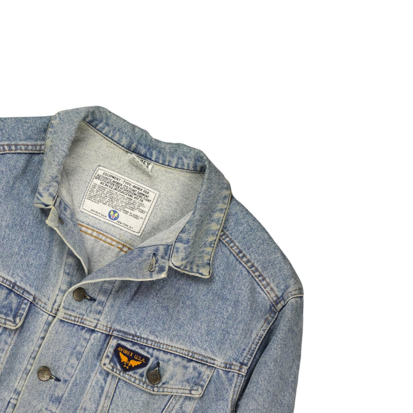 Avirex U.S.A Denim Trucker Jacket