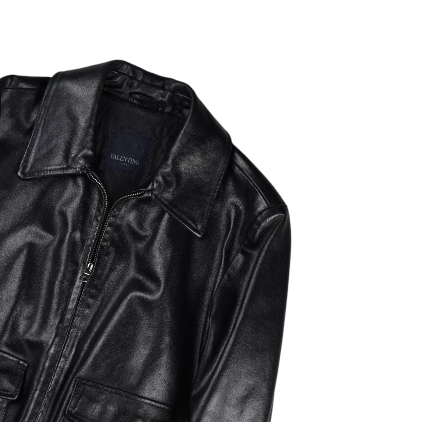 Valentino 90s Leather Jacket