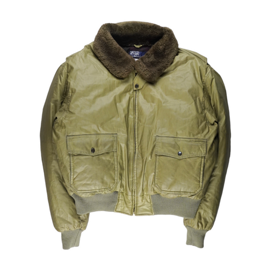 Ralph Lauren 90s Wax Flight Jacket