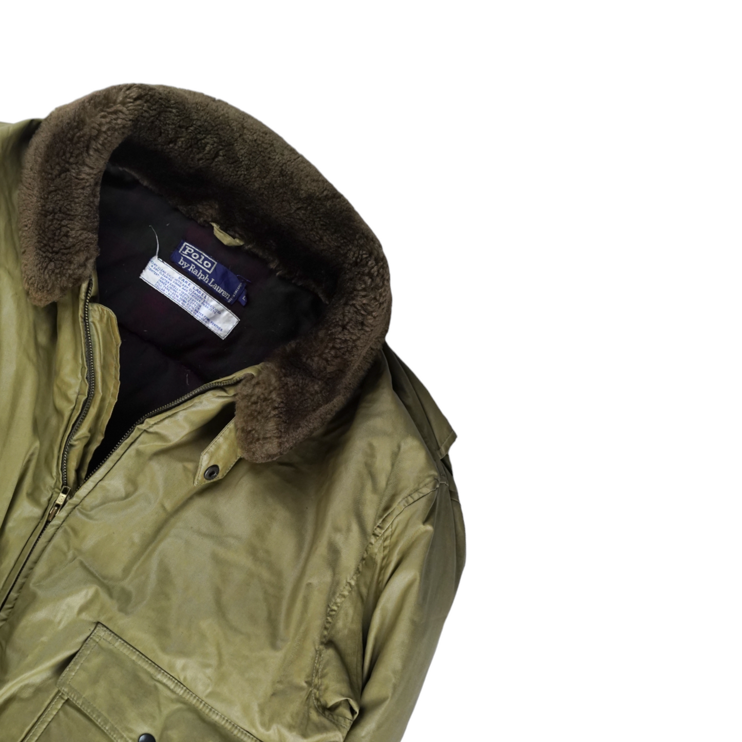 Ralph Lauren 90s Wax Flight Jacket