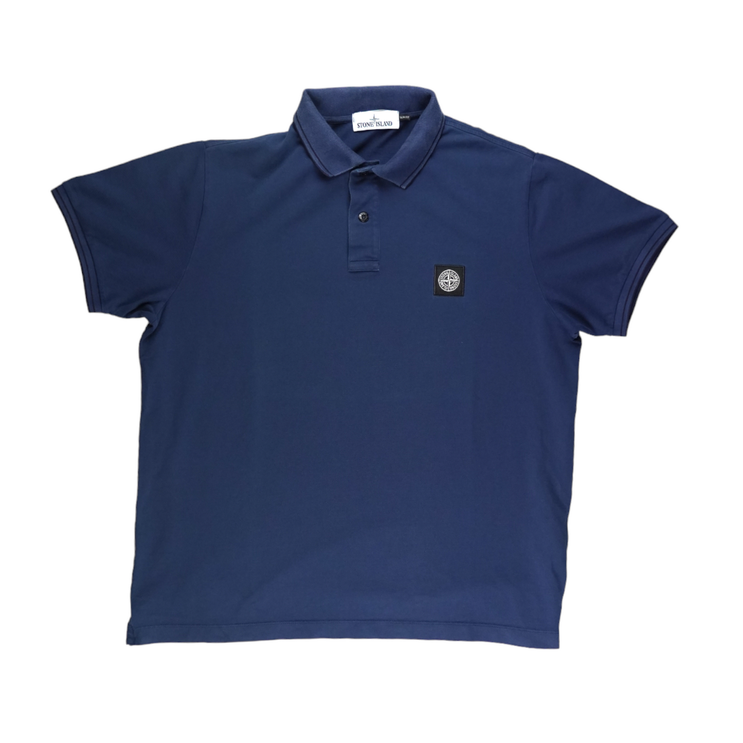 Stone Island Patch Logo Polo Shirt