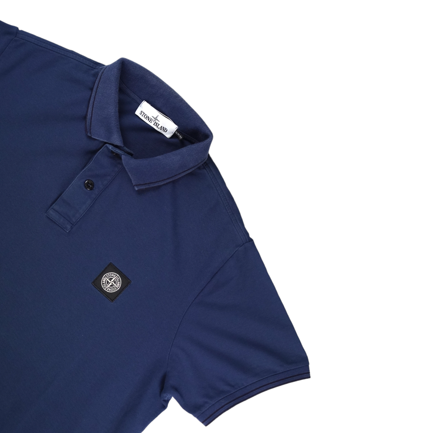 Stone Island Patch Logo Polo Shirt