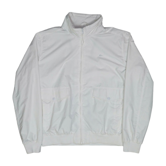 Lacoste White Monochrome Track Top