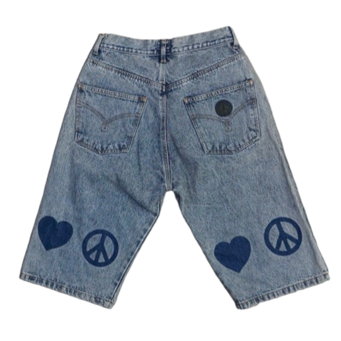 Moschino Jeans 90s Peace & Love Jorts