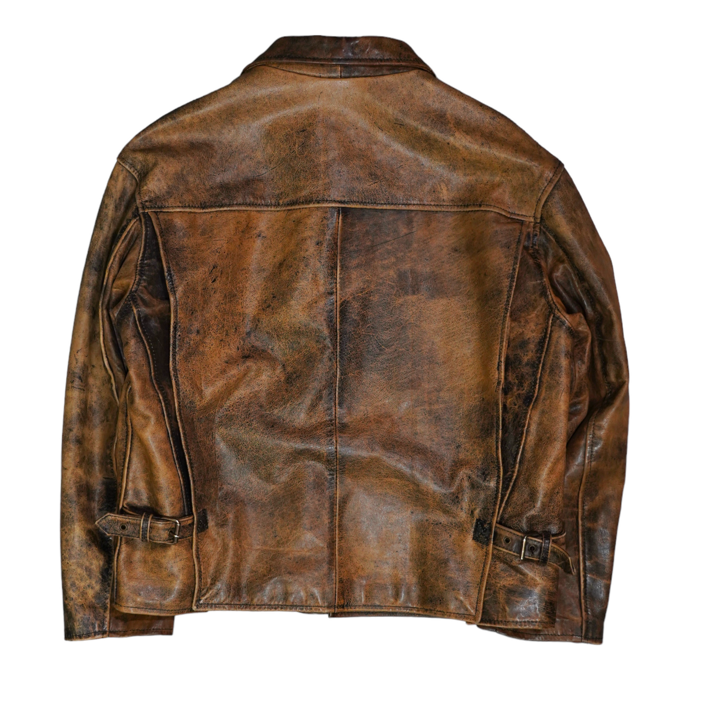 Leather 60s Sun Faded Jacket